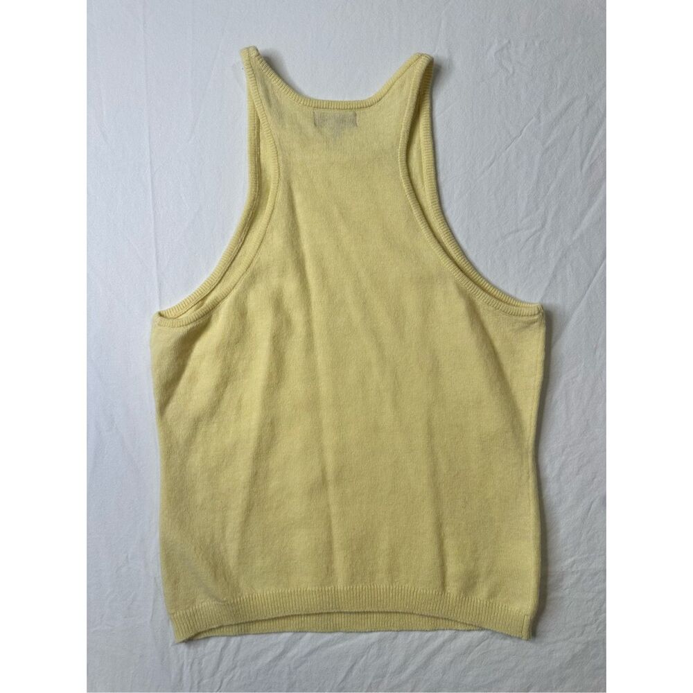 STAUD Yellow Ribbed Tank Top - Picture 7 of 7